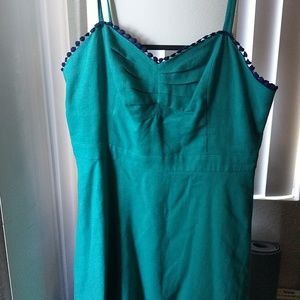 Teal dress